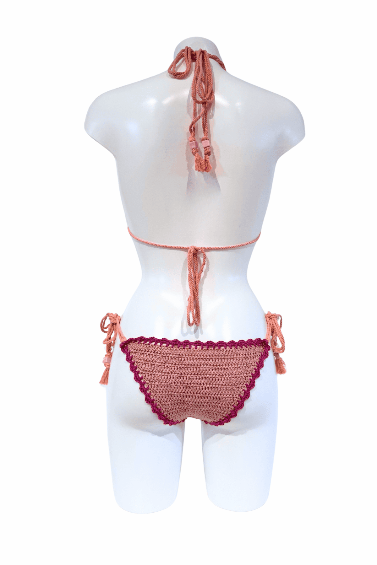Gummibear luxury crochet bikini, designed and handmade in Switzerland by RA LIVING – exclusive designer beachwear and swimwear for a stylish summer look.
