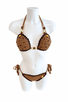 Cookie luxury crochet bikini, designed and handmade in Switzerland by RA LIVING – exclusive designer beachwear and swimwear for a stylish summer look.